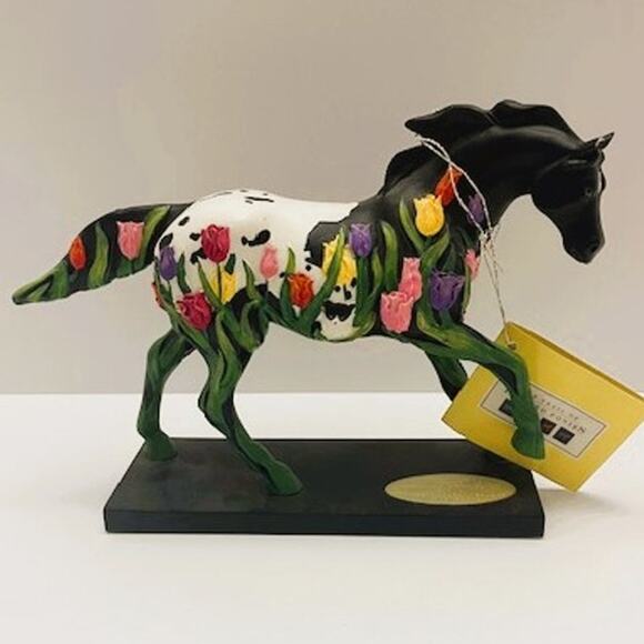 Vintage Trail of Painted Ponies, "Tip Toe Through the Tulips" #14,708/20,000 NWT - Picture 1 of 6